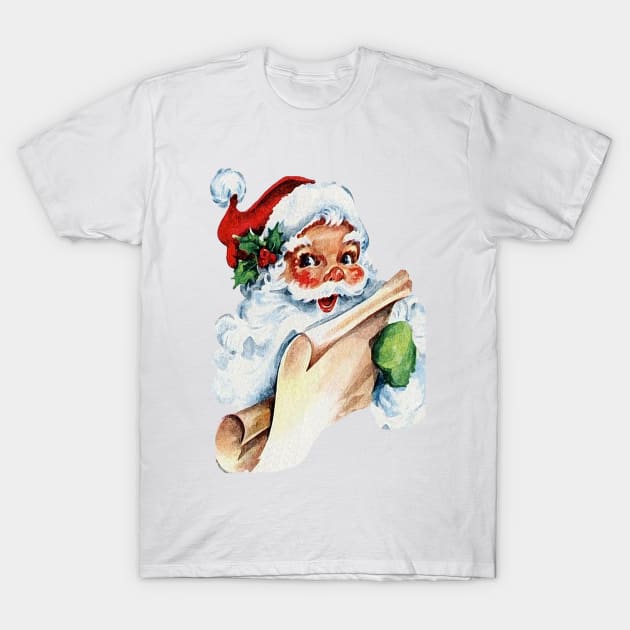 Santa Claus Naughty List T-Shirt by tfortwo